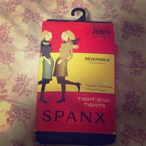 SPANX! Black/ charcoal. Size D.